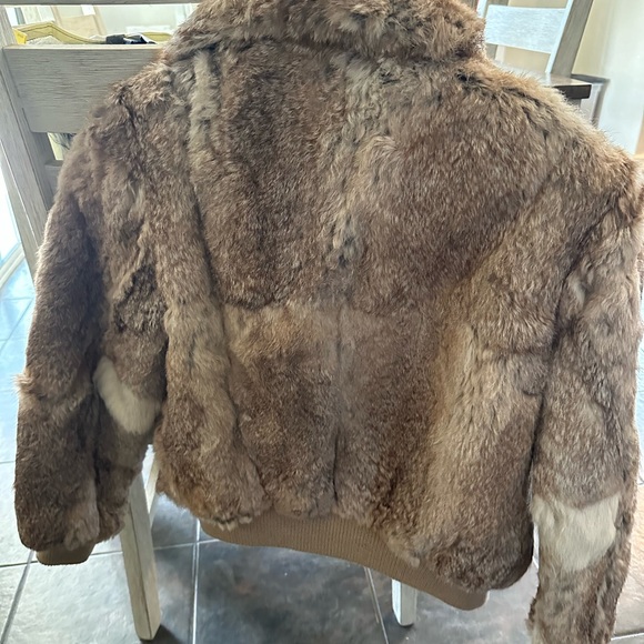 Richard James Women's Luxurious Tan Teddy Jacket vintage - Picture 3 of 4